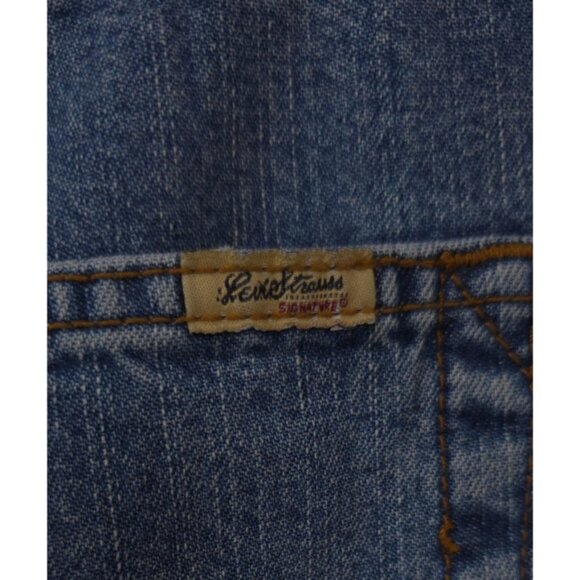 Levi Strauss Signature Mens 42x11 Medium Wash Five Pocket Bermuda denim Shorts - Picture 8 of 9